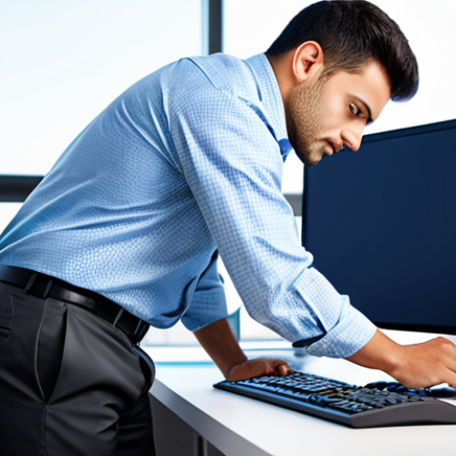공무원 시험 준비용 추천 서점 - **

A professional software engineer in a modern, brightly lit office, working at a clean desk with ...