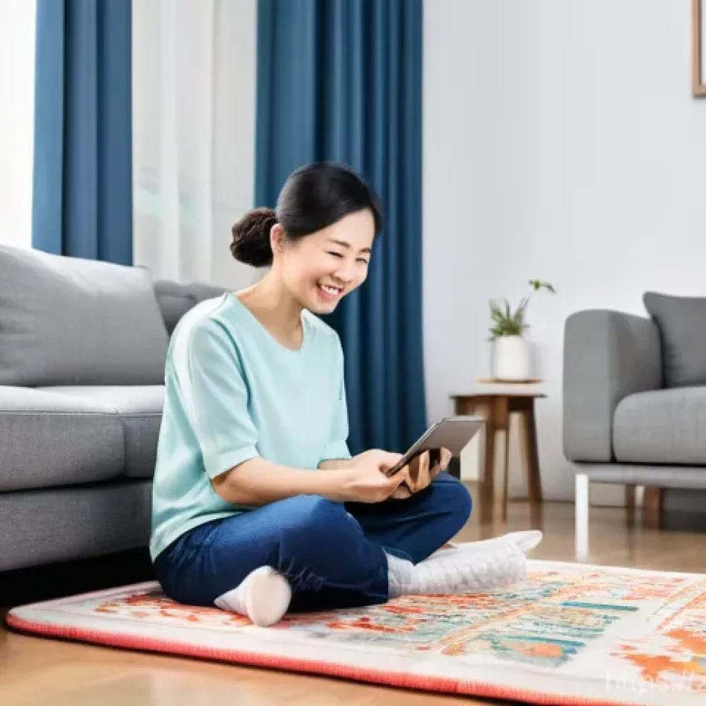 공무원 조직에서의 긍정적인 사례 연구 - **Prompt 1: "Digital Government at Your Fingertips"**
A bright and modern apartment living room ...