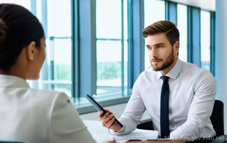 공무원 조직에서의 관계 관리 팁 - **Prompt: Collaborative Spirit Among Peer Colleagues**
    Two professional colleagues, one male and...