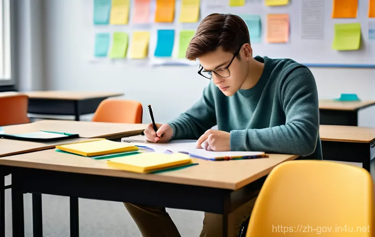 공무원 시험에서 실수하지 않는 방법 - **Prompt:** A young adult student, approximately 20-25 years old, sits at a wooden study desk, surro... 공무원 시험에서 실수하지 않는 방법 - **Prompt:** A young adult student, approximately 20-25 years old, sits at a wooden study desk, surro...