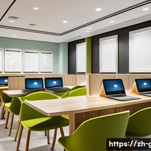 공무원 시험 추천 스터디 카페 - A modern study cafe interior designed for public exam candidates, featuring individual ergonomic stu...