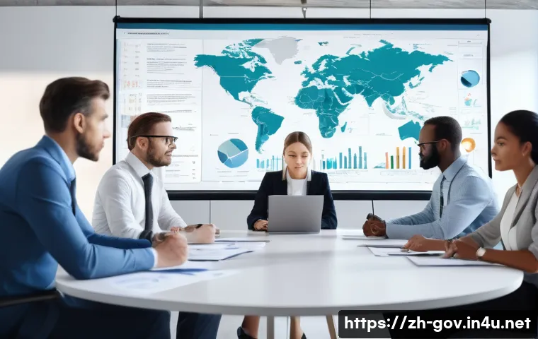 공무원 직렬별 주요 업무 내용 - A modern public administration office scene showcasing a diverse group of civil servants coordinatin...