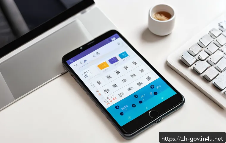 공무원 시험에 도움 되는 앱 추천 - A modern, sleek study app interface displayed on a smartphone and tablet side by side, showing a per...