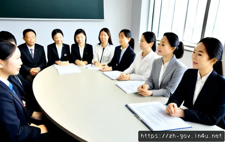 공무원 조직 내 교육 프로그램 추천 - Photorealistic public-sector professional development workshop in a modern government training cente...